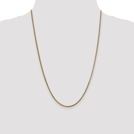 14K 1.5mm Franco Chain