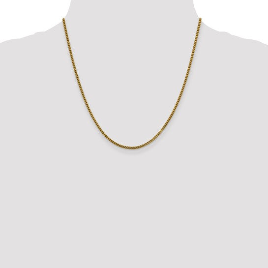14K 2mm Franco Chain
