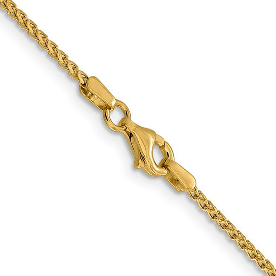 14K 1.4mm D/C Open Franco Chain Style