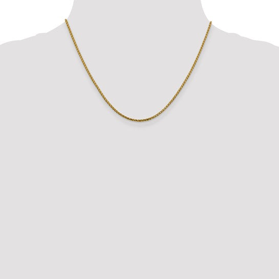 14K 1.6mm D/C Open Franco Chain