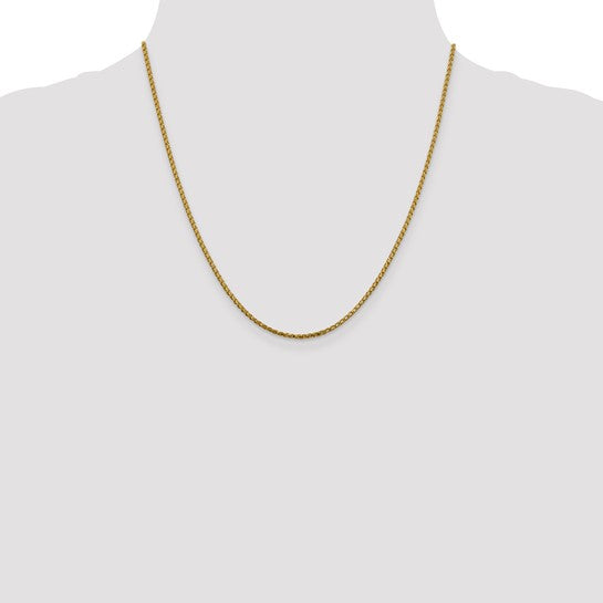 14K 1.6mm D/C Open Franco Chain