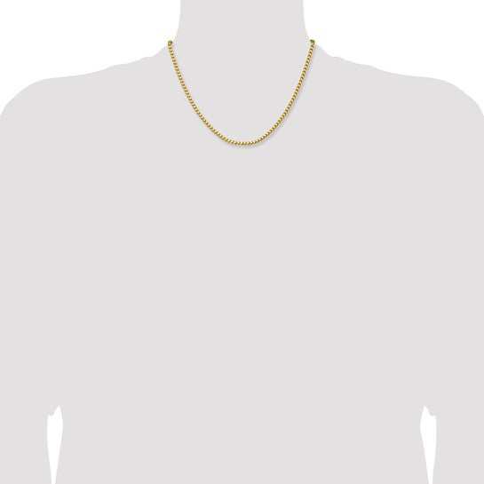 14K 3.05mm Franco Chain