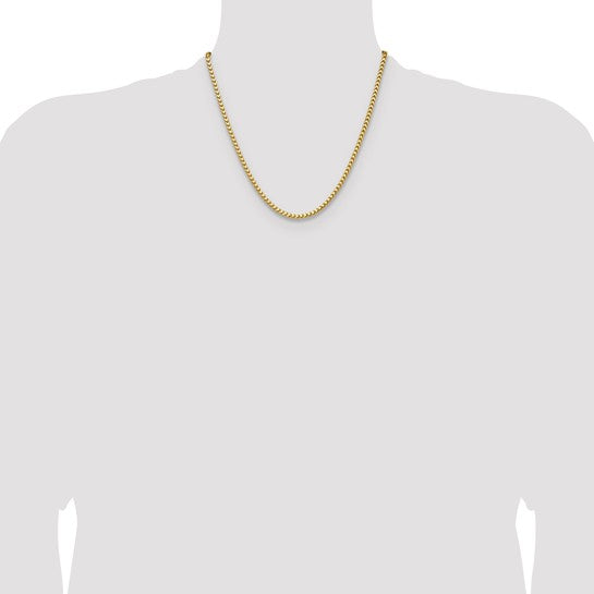 14K 3.05mm Franco Chain