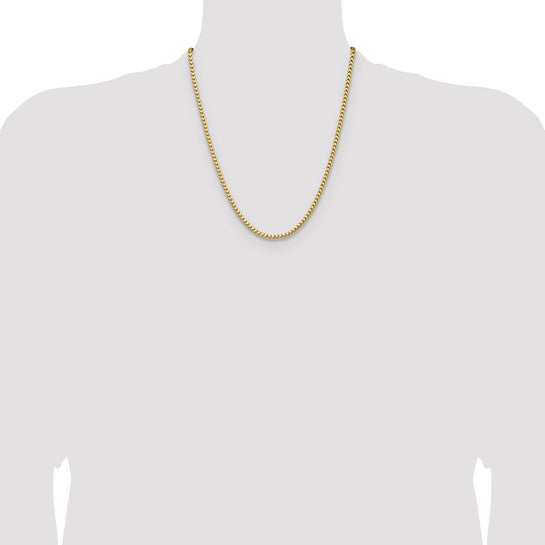 14K 3.05mm Franco Chain