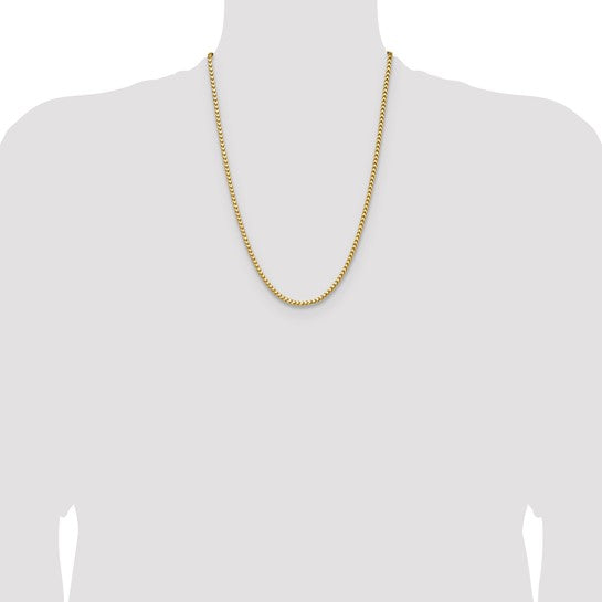 14K 3.05mm Franco Chain