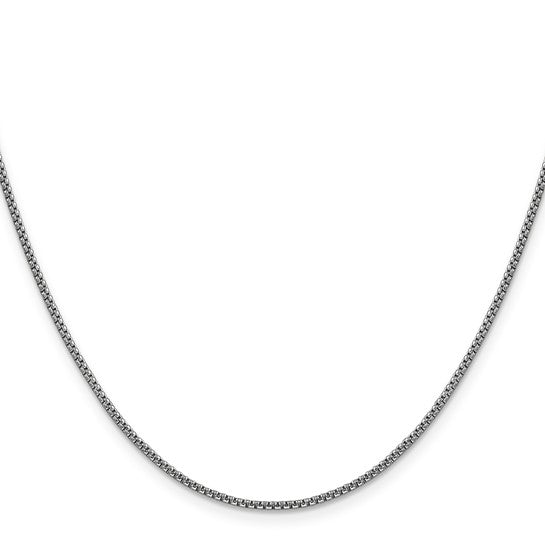 Gold (14K) Semi-Solid Round Box Chain