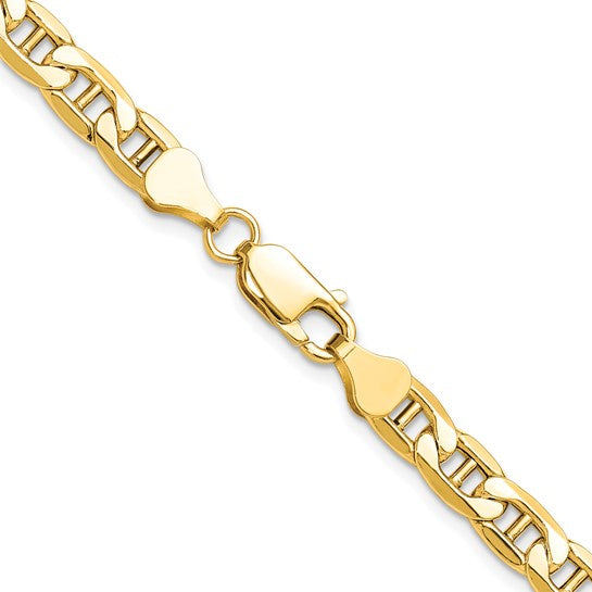 Gold 10k & 14k Semi-solid Anchor Chain