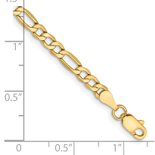 GOLD(10K & 14K) Semi-Gold Figaro Chain