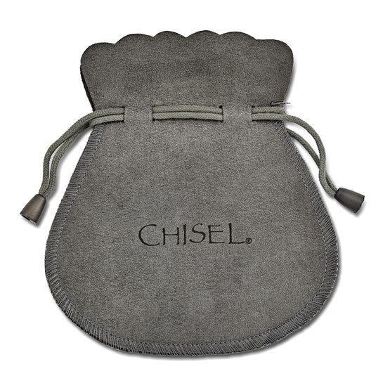 Chisel Stainless Steel Polished 19.5mm Diameter 2mm Hoop Earrings