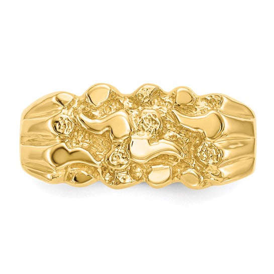 14k Size 7 Nugget Ring