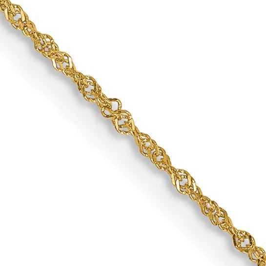 Gold (10k & 14k) Singapore Chain