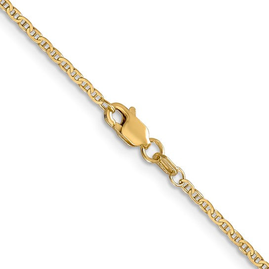 Gold 14k Flat Anchor Chain