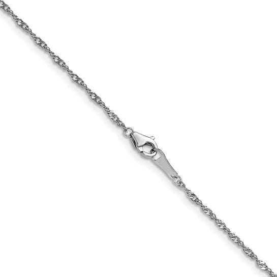 Herco PLatinum Solid Singapore Chain