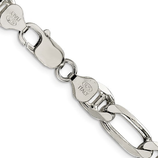 Sterling Silver 3.75mm Figaro Anchor Chain
