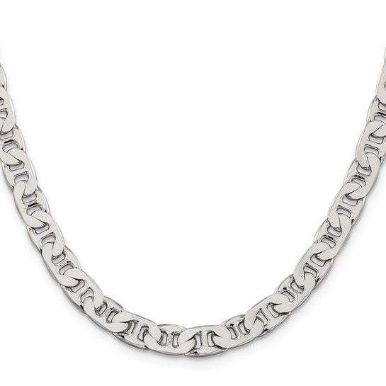 Sterling Silver Flat Anchor Chain
