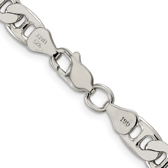 Sterling Silver Flat Anchor Chain