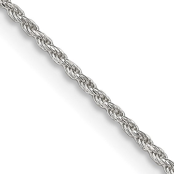 Sterling Silver  Diamond-cut Rope Chain