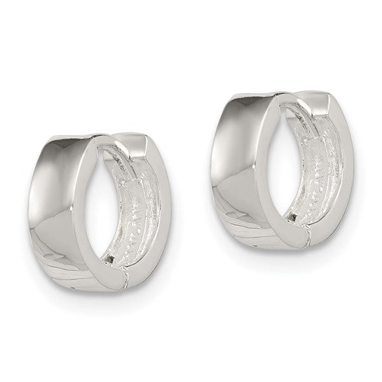 Sterling Silver Hinged Hoop Earrings