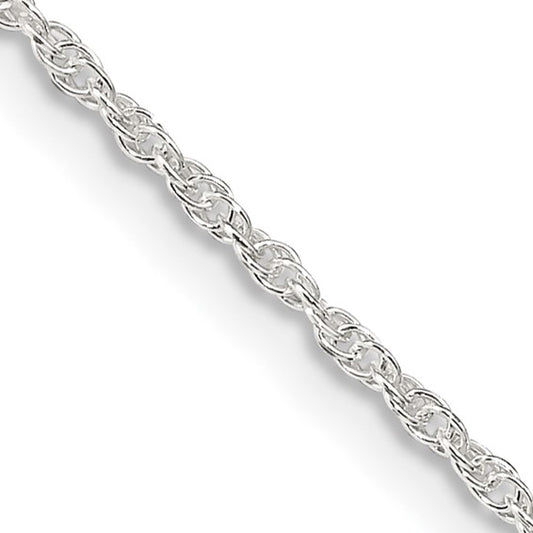 Sterling Silver 2.75mm Loose Rope Chain