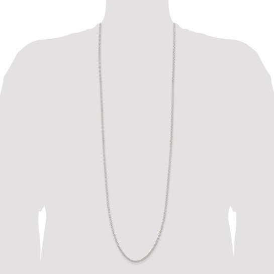 Sterling Silver  Round Box Chain