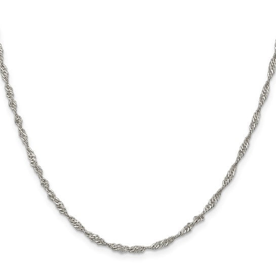 Sterling Silver Singapore Chain