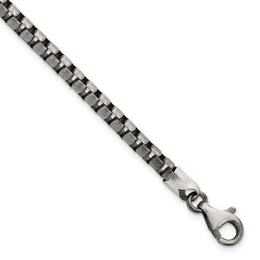 Sterling Silver Antique Brushed Bracelet