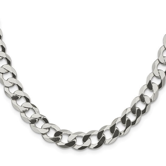 Sterling Silver 4.7mm Flat Curb Chain