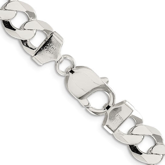Sterling Silver 4.7mm Flat Curb Chain