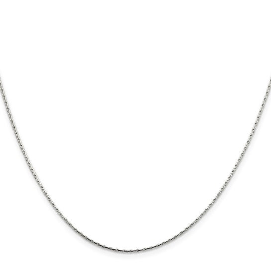 Sterling Silver Oval Box Chain