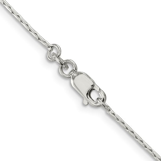 Sterling Silver Oval Box Chain
