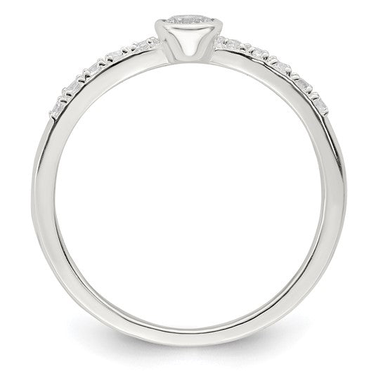 Sterling Silver CZ Ring