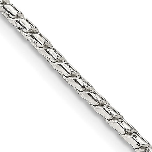 Sterling Silver .95mm Round Franco Chain