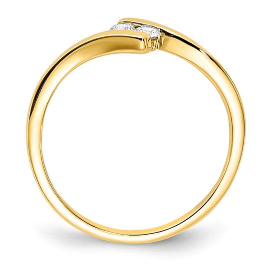 10k Yellow Gold Diamond Ring
