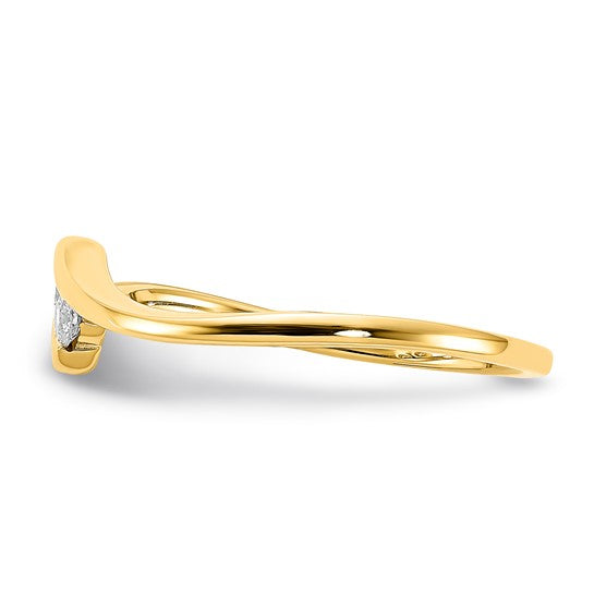 10k Yellow Gold Diamond Ring