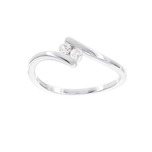 10k Rose Gold Diamond Ring