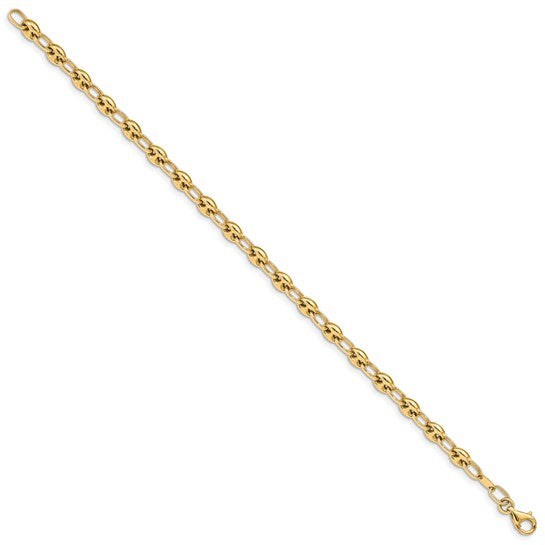 Gold Polished Mariner's Anchor Bracelets