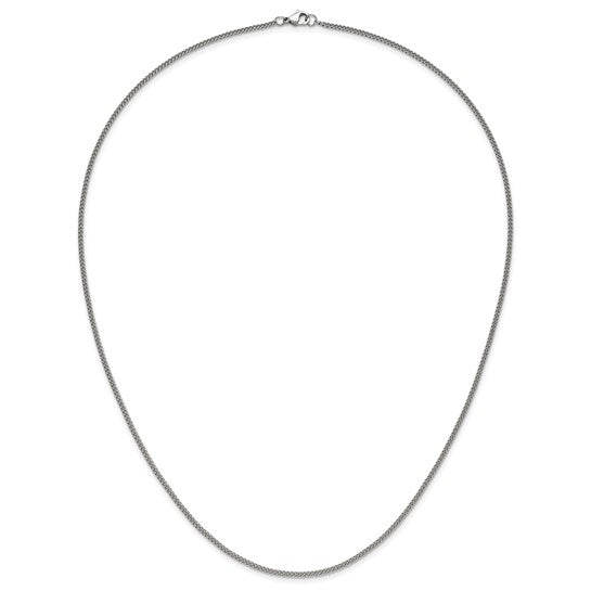 Stainless Steel 2.2 mm 24" Curb Chain