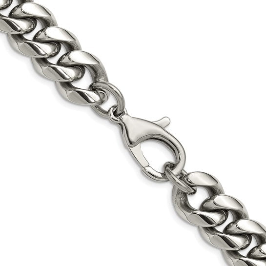 Chisel Stainless Steel Polished 6mm 24 inch Curb Chain