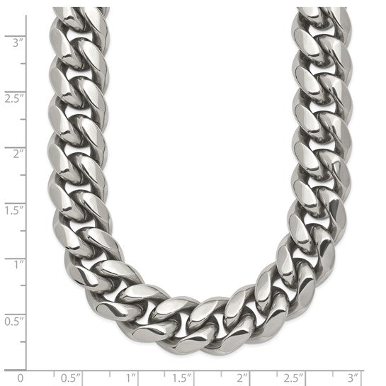 Chisel Stainless Steel Polished 6mm 24 inch Curb Chain