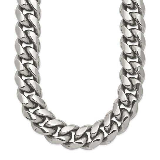 Chisel Stainless Steel Polished 6mm 24 inch Curb Chain
