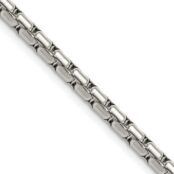 Chisel Stainless Steel Elongated Box Chain