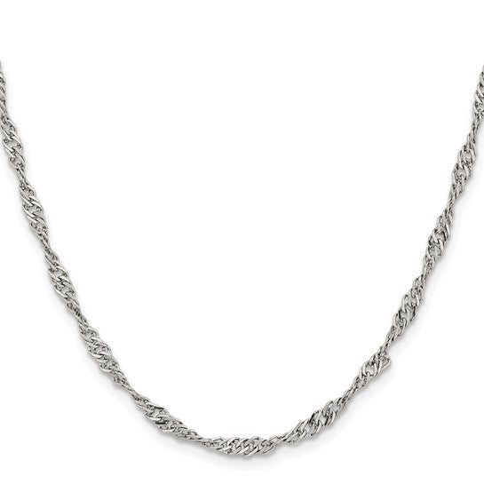 Chisel Stainless Steel Singapore Chain