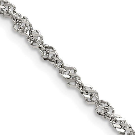 Chisel Stainless Steel Singapore Chain
