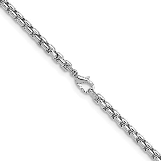 Herco Sterling Silver Round Box Chain