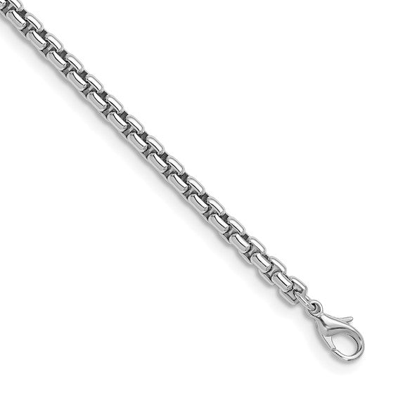 Herco Sterling Silver Round Box Chain