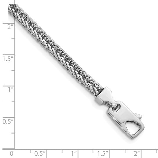 Herco Sterling Silver Rhodium-plated Polished 1.8mm Franco 20 Inch Chain