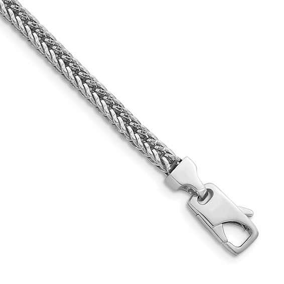 Herco Sterling Silver Rhodium-plated Polished 1.8mm Franco 20 Inch Chain